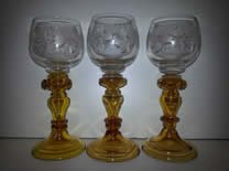 copas de cristal de murano antigua