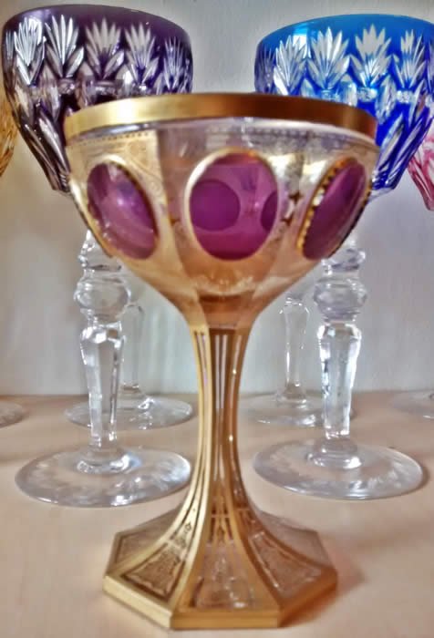 COPAS DE CRISTAL ANTIGUAS DE BACCARAT
